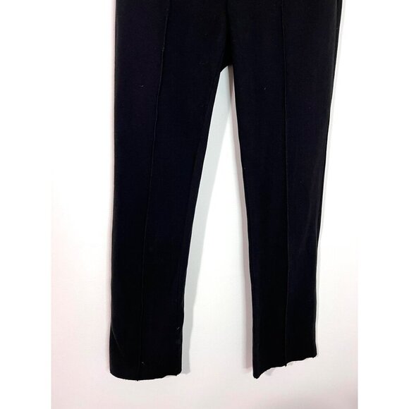 DVF Diane Von Furstenberg Black Pleat Front Straight Leg Pants Size 4 - Picture 6 of 11